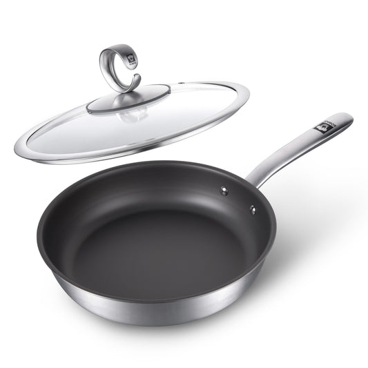 Stainless Steel Honeycomb Nonstick Fry Pan