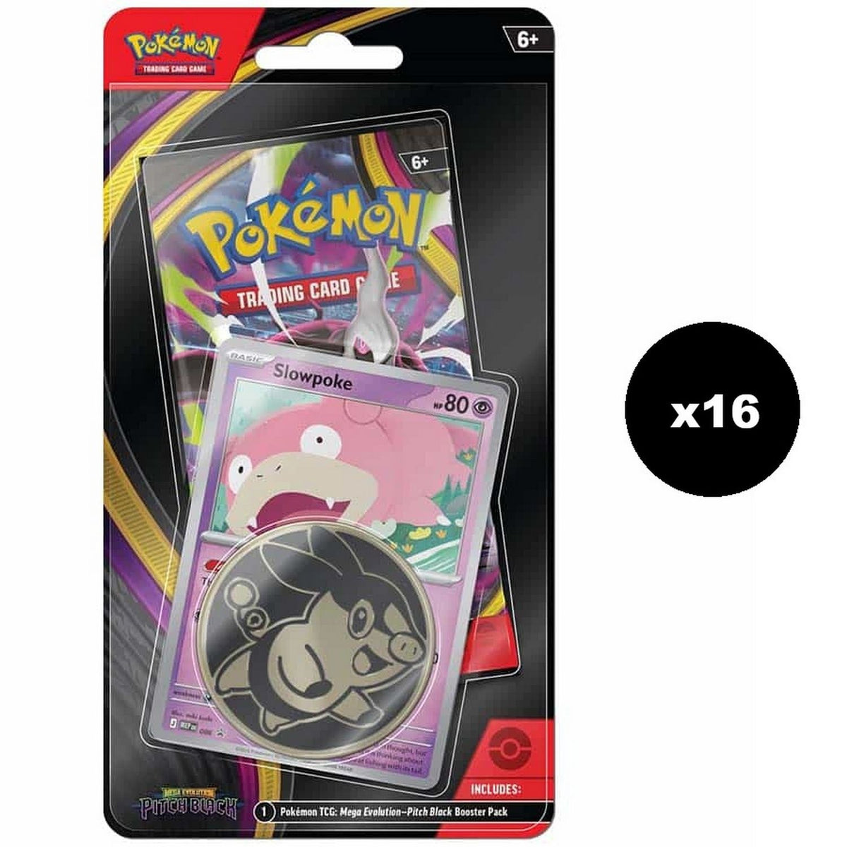 Pokemon: Mega Evolution Pitch Black Checklane Blister Inner Case (16ct) (ME05)