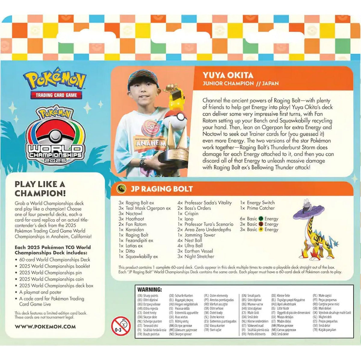 Pokemon: 2025 World Championship Decks (Set of Four)