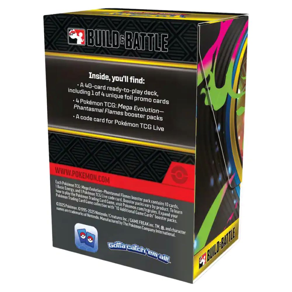 Pokemon: Mega Evolution Phantasmal Flames Build & Battle Kit (ME02)