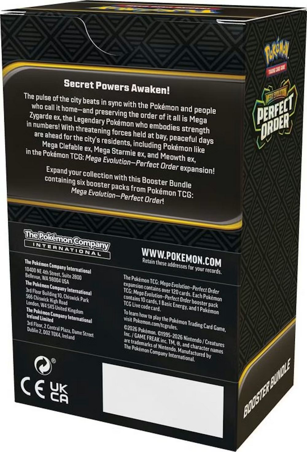 Pokemon: Mega Evolution Perfect Order Booster Bundle (ME03)