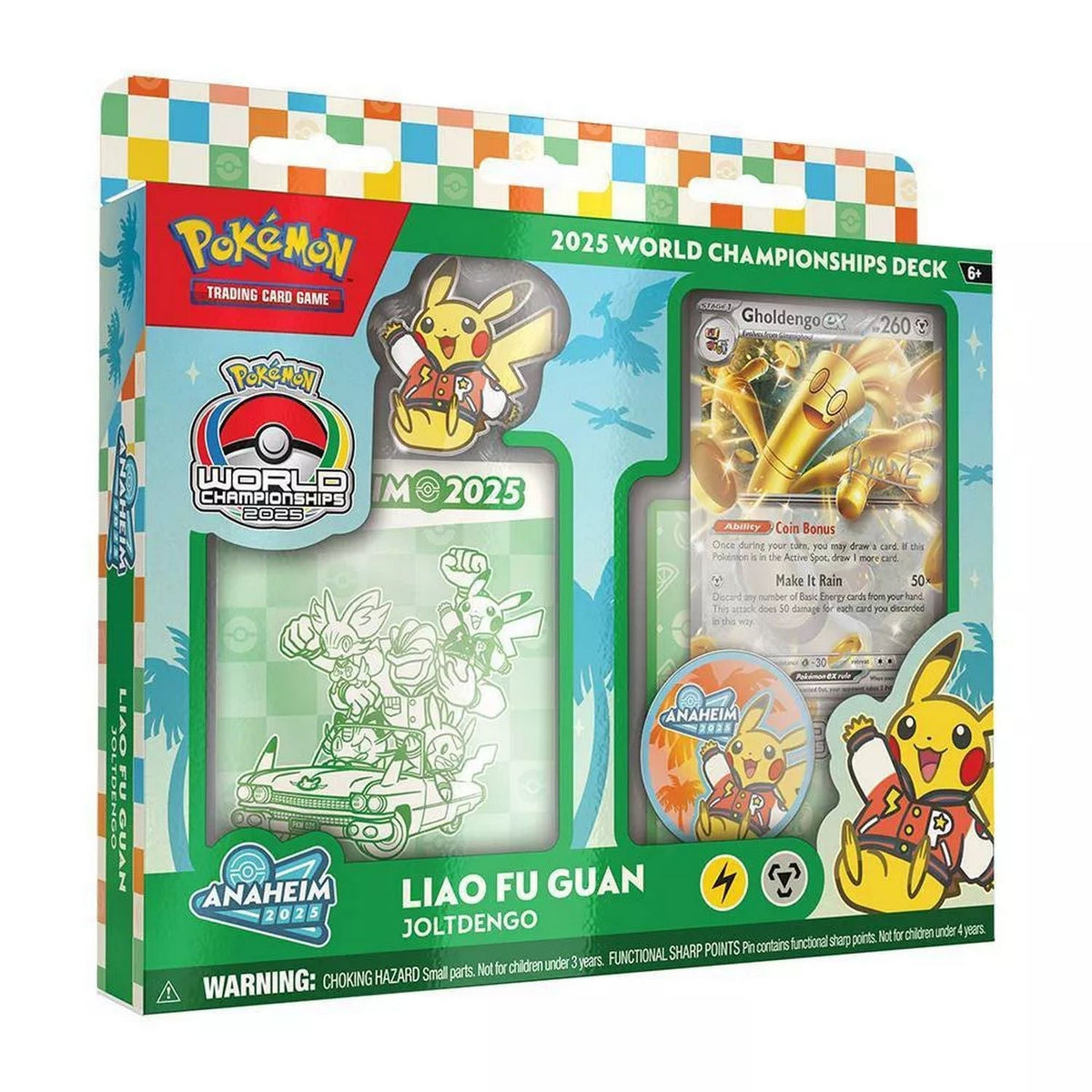 Pokemon: 2025 World Championship Deck Liao Fu Guan [Joltdengo]