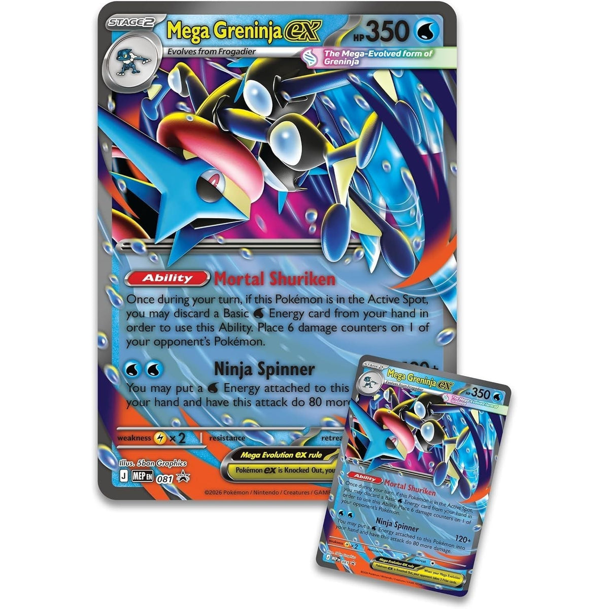 Pokemon: Mega Greninja ex Premium Collection