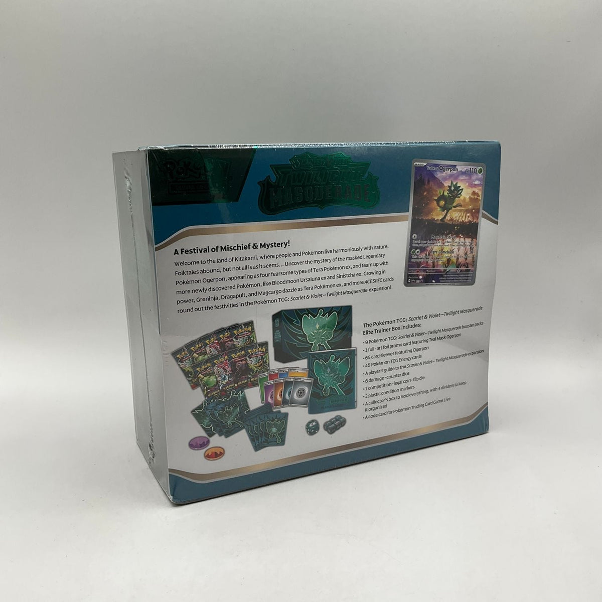 Pokemon: Scarlet & Violet Twilight Masquerade Elite Trainer Box #1 *See Pictures for Condition*