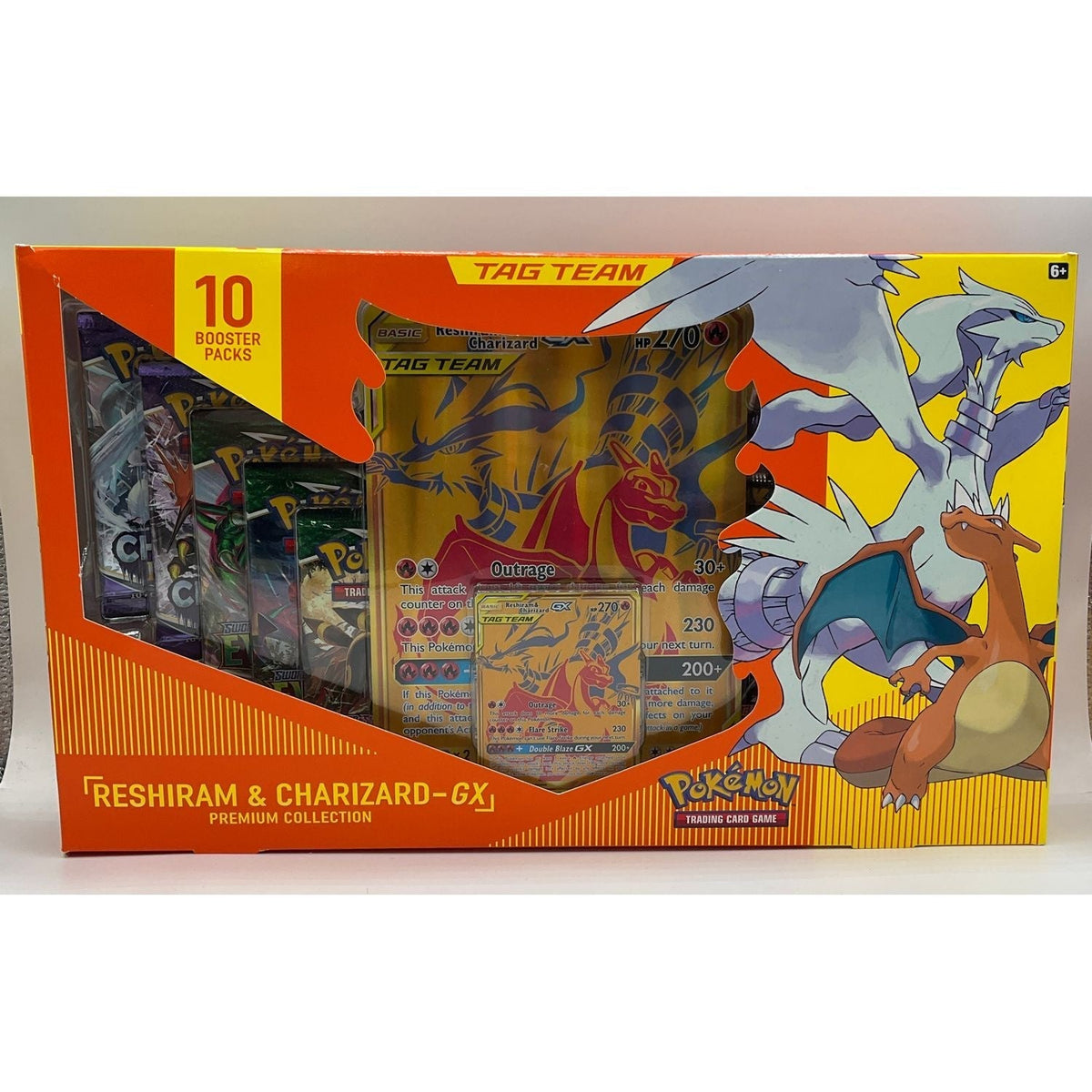 Pokemon: Reshiram & Charizard GX Premium Collection #2 *See Pictures for Condition*