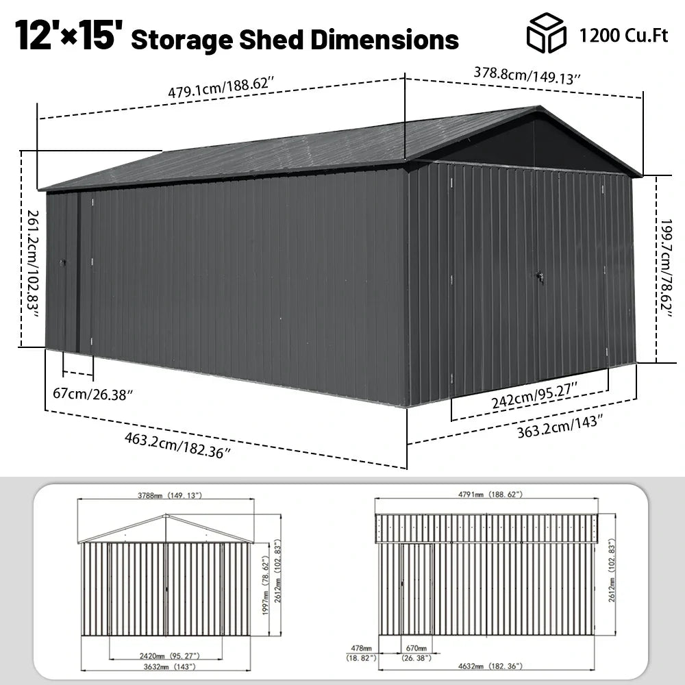 Metal Garage & Storage Shed