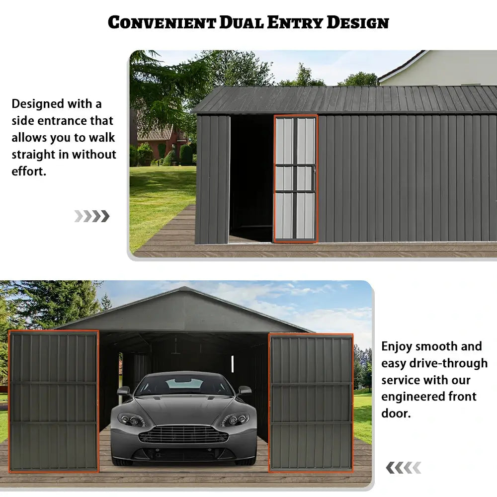 Metal Garage & Storage Shed