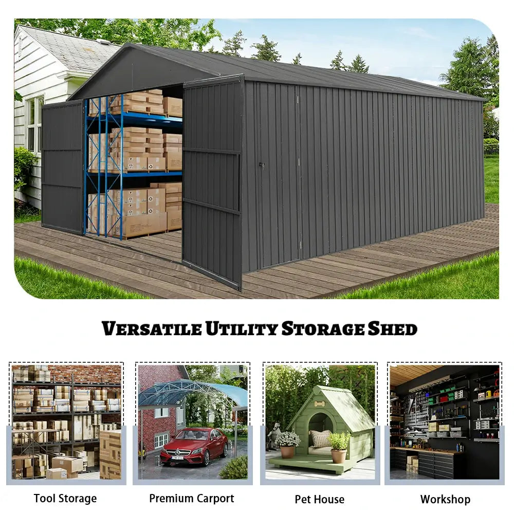Metal Garage & Storage Shed