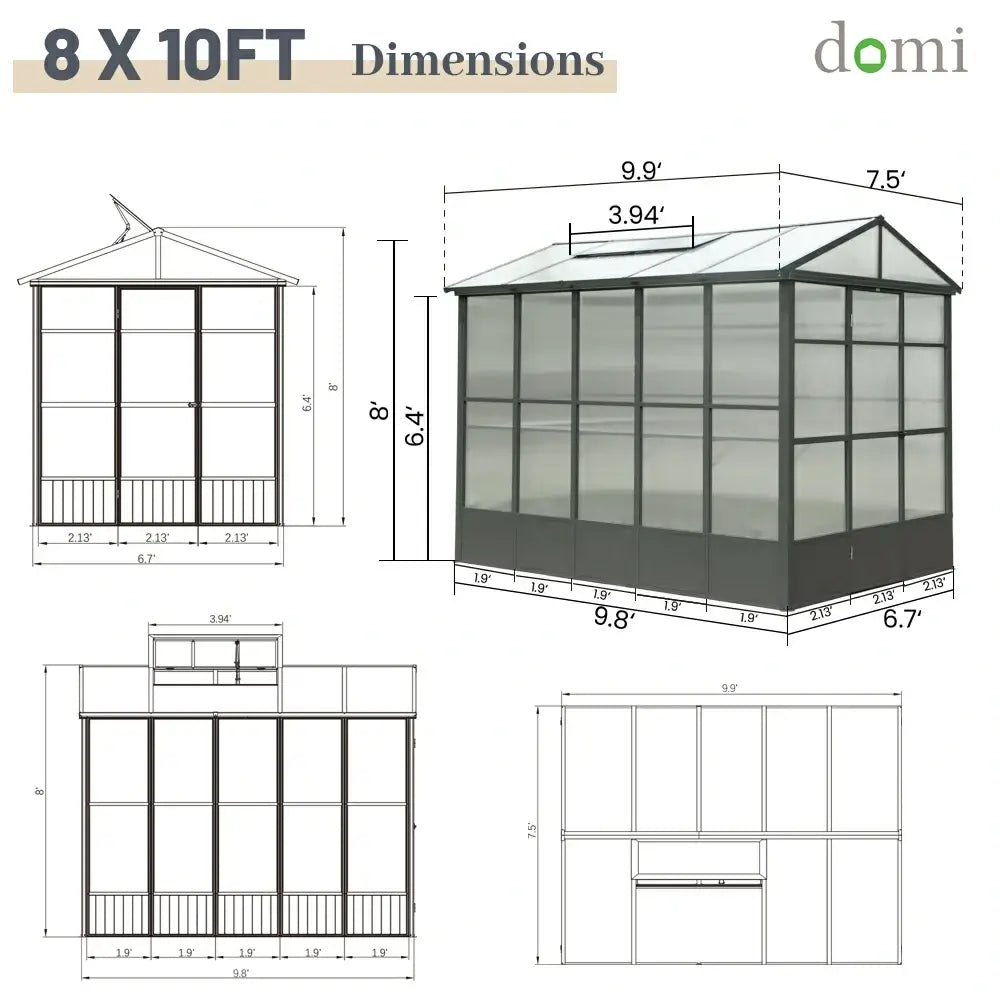 Polycarbonate Greenhouse