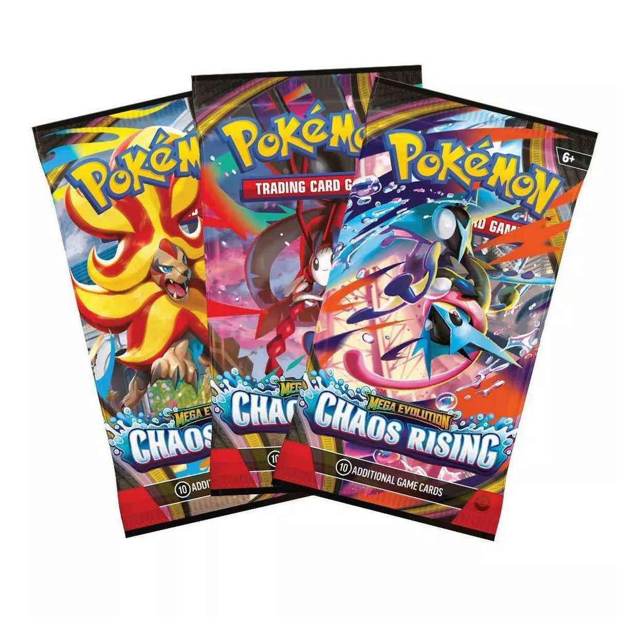 Pokemon: Mega Evolution Chaos Rising 3-Pack Blister (ME04)