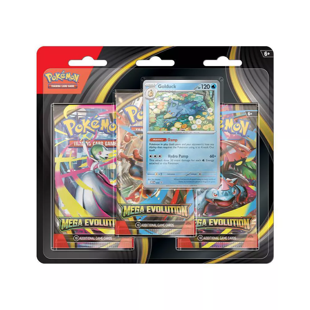 Pokemon: Mega Evolution 3-Pack Blister (Random)