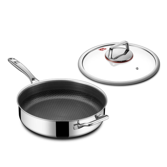 5.5QT Hybrid Deep Sauté Pan with Lid