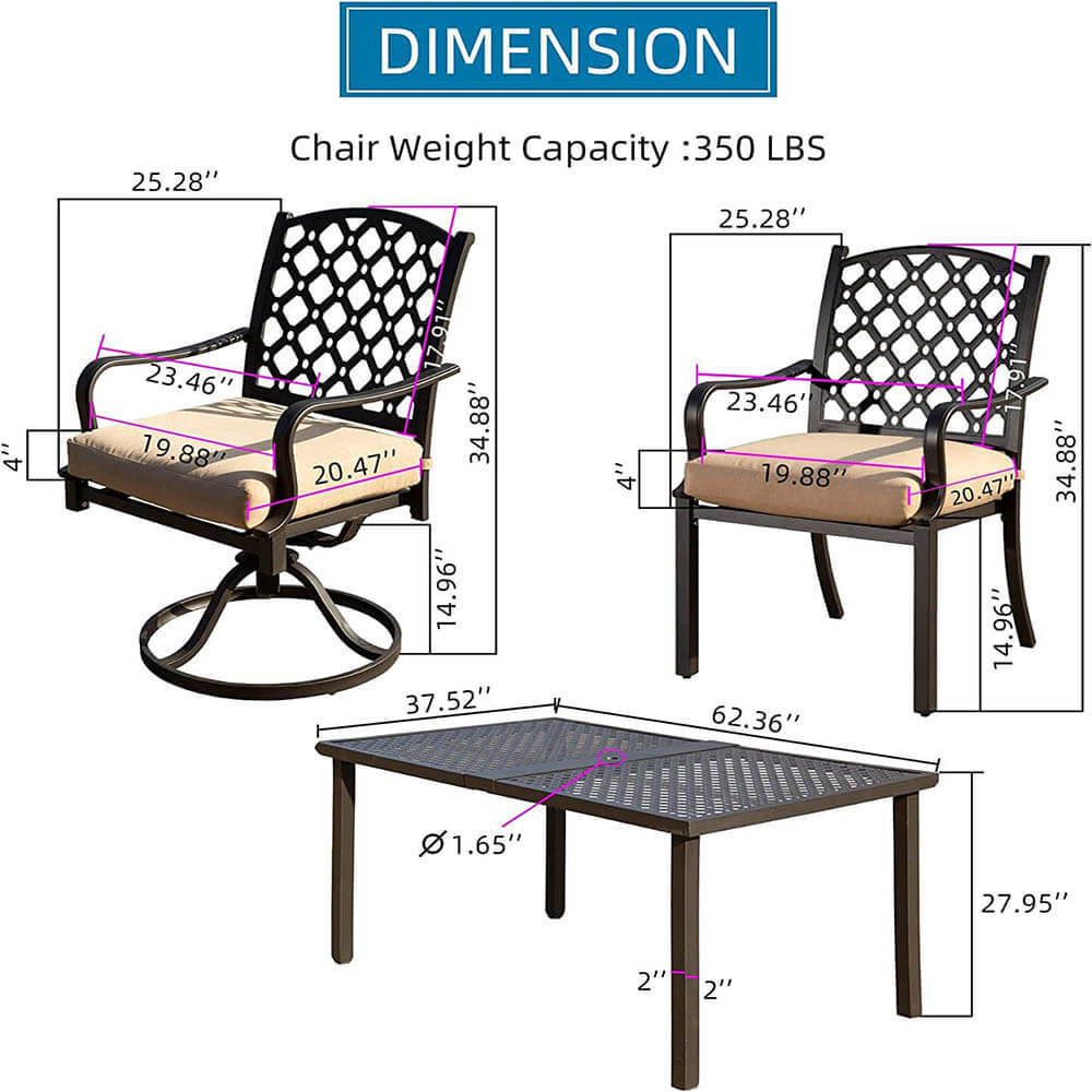 Outdoor Dining Table Set