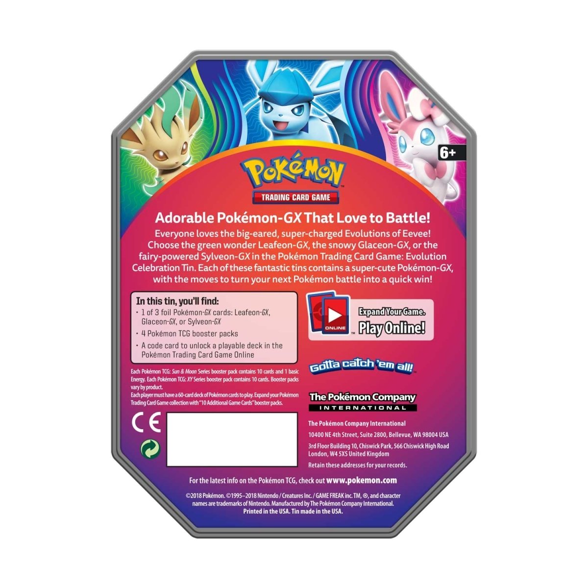 Pokemon: Evolution Celebration Tin [Sylveon]