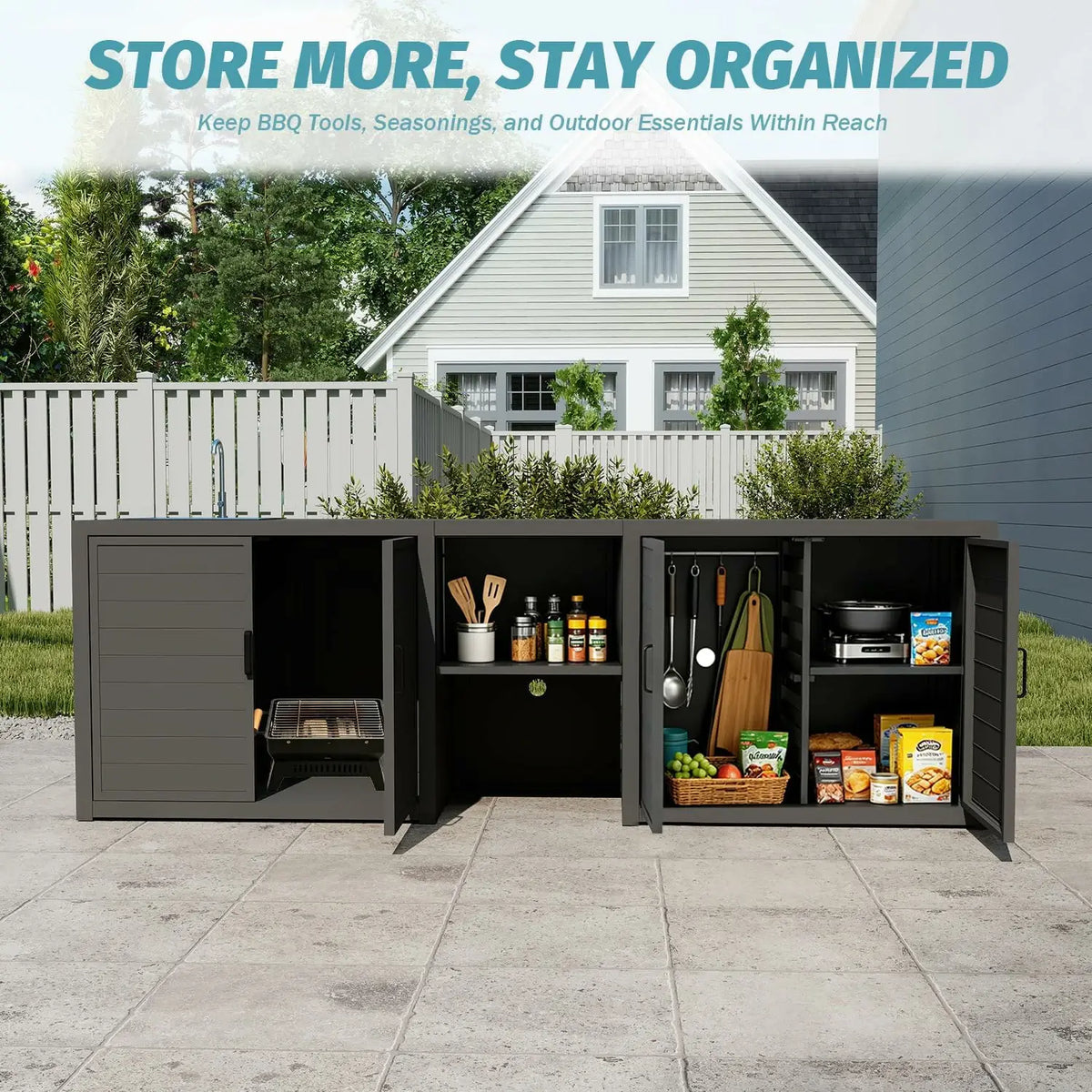 Aluminum Outdoor Kitchen Island