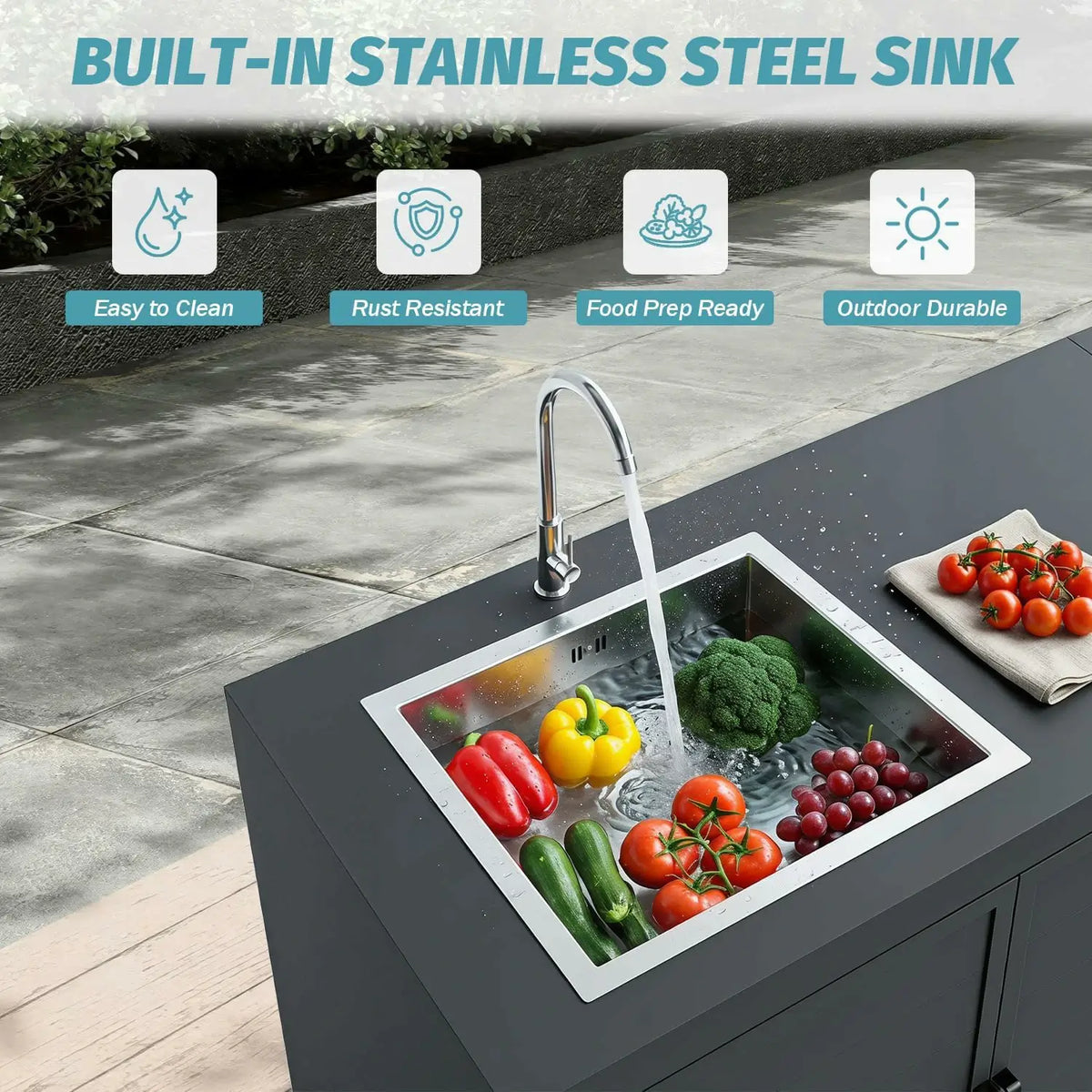 Aluminum Outdoor Kitchen Island