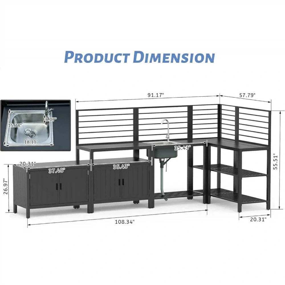 5-Piece Modular Kitchen Set