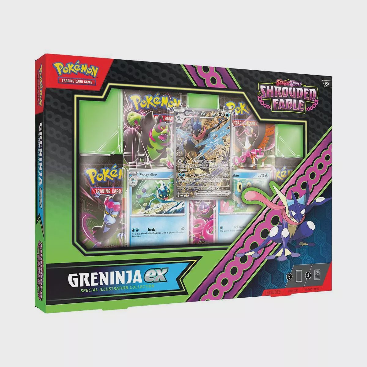 Pokemon: Scarlet & Violet Shrouded Fable Greninja ex Special Illustration Collection
